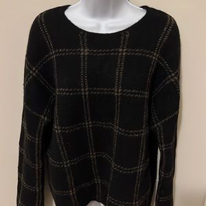 Vince Women’s Windowpane Sweater